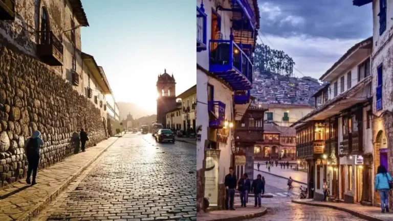 Cusco early morning before 5AM historic center