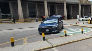 Uber pickup at Cusco airport